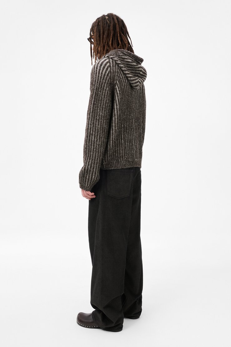 Our Legacy - Full Zip Hood Dorf Check Hairy Wool