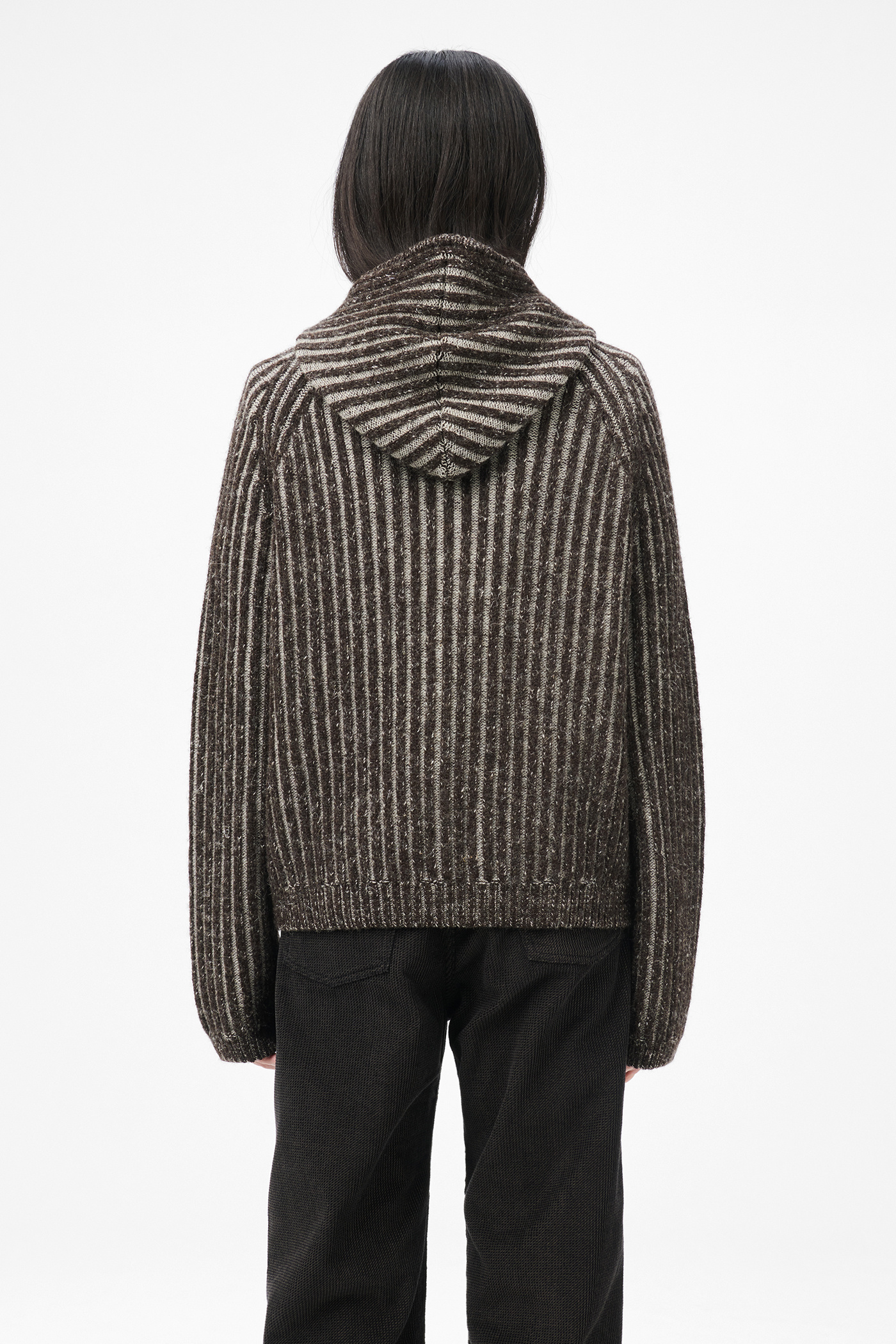 Our Legacy - Level Hood Vanise Brown Stripe Isels Wool