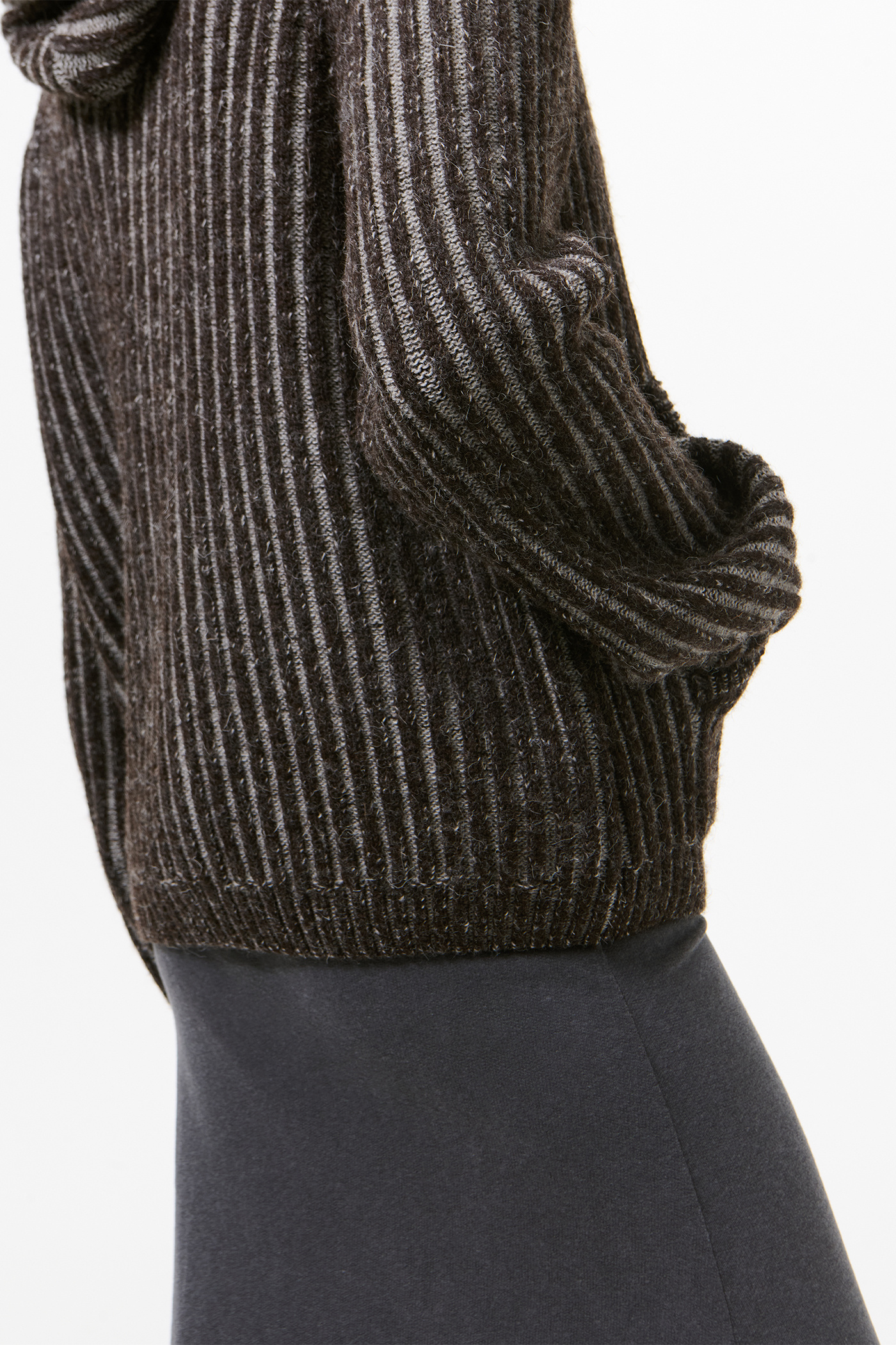 Our Legacy - Level Hood Vanise Brown Stripe Isels Wool