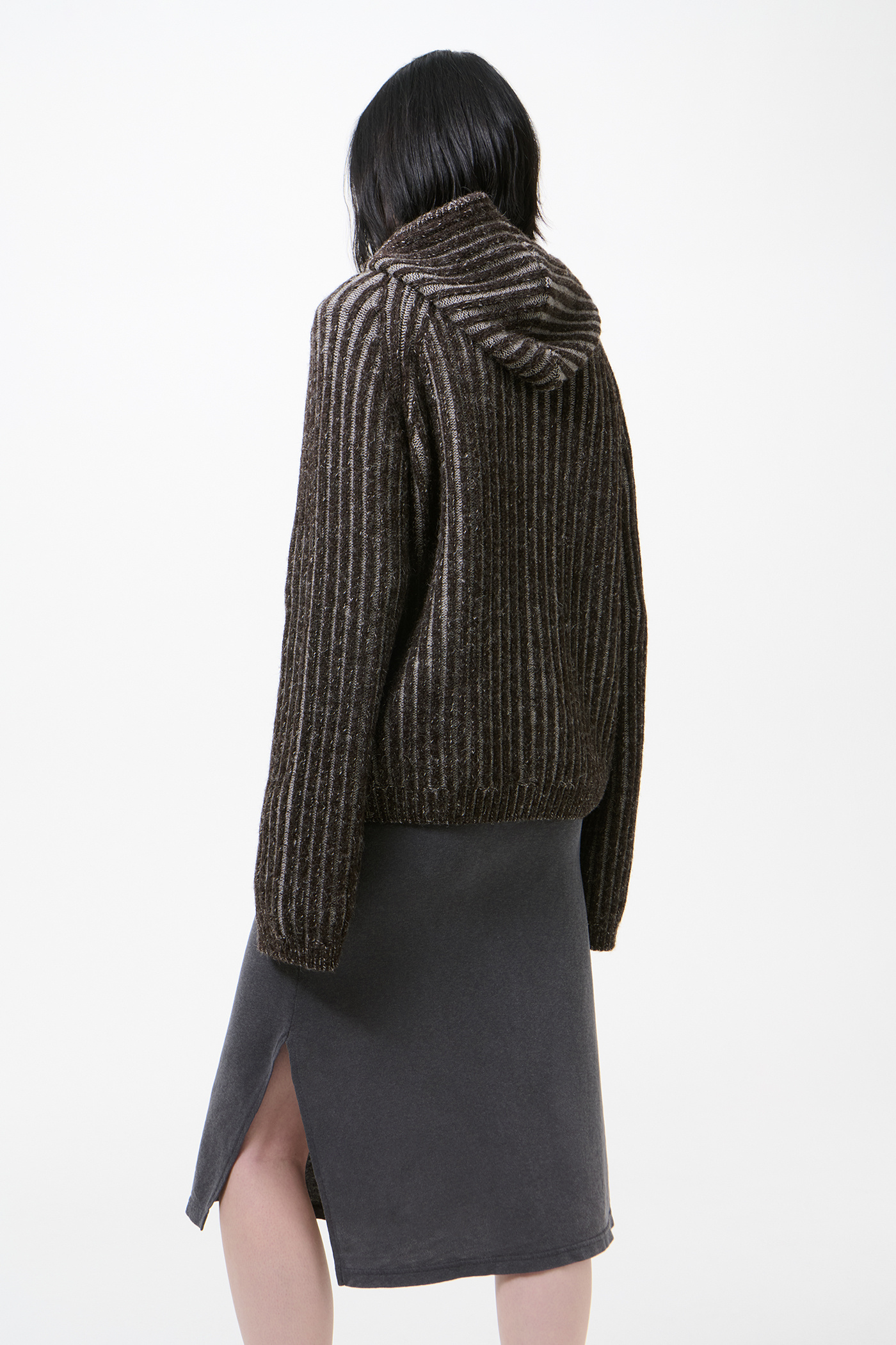 Our Legacy - Level Hood Vanise Brown Stripe Isels Wool
