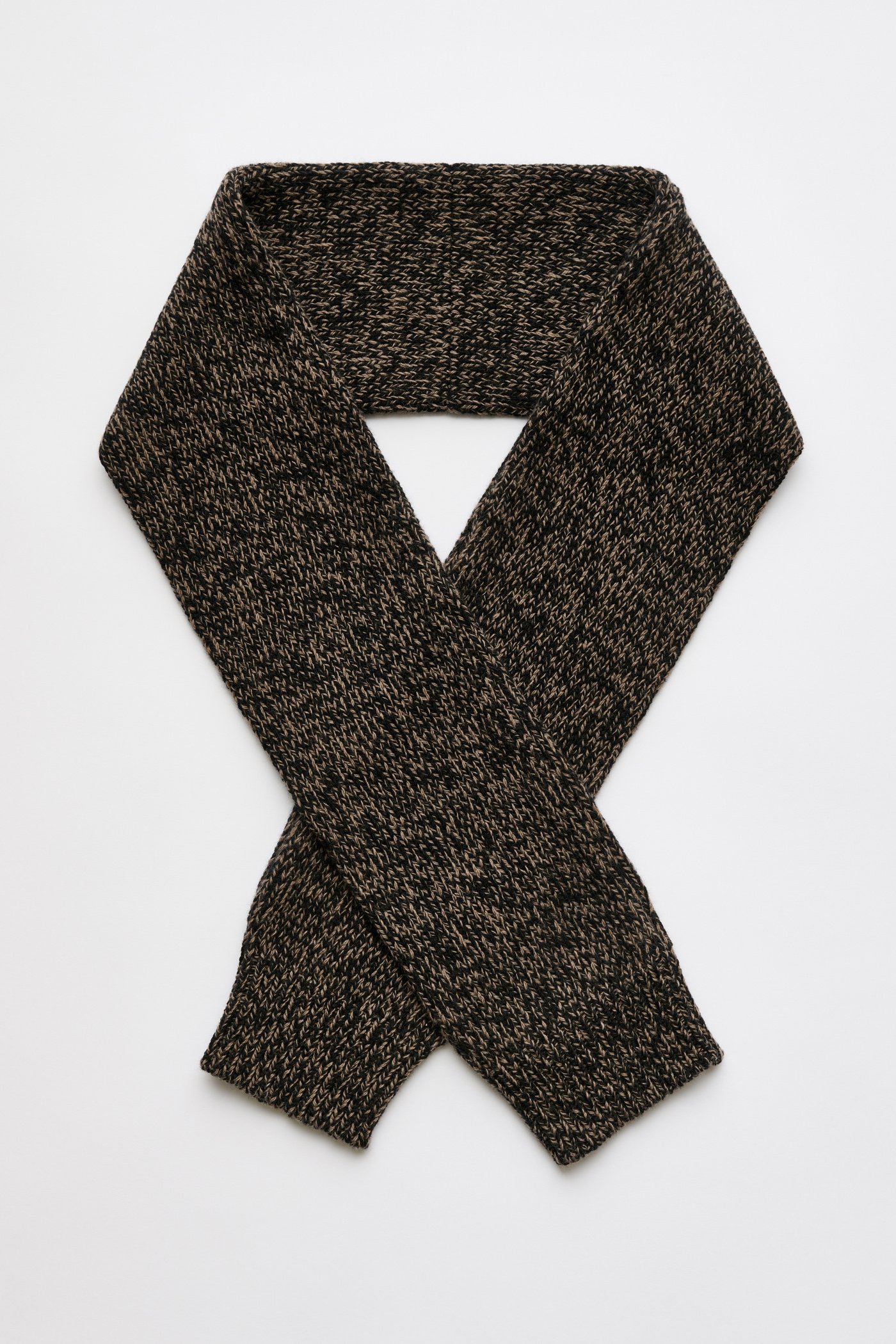 Our Legacy - Miniature Scarf Black Fuzzy Alpaca