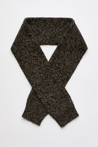 Sleeve Scarf Bear Twist Mouline Wool