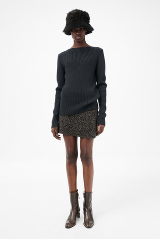 Strict Knit Off Black Rustic Merino