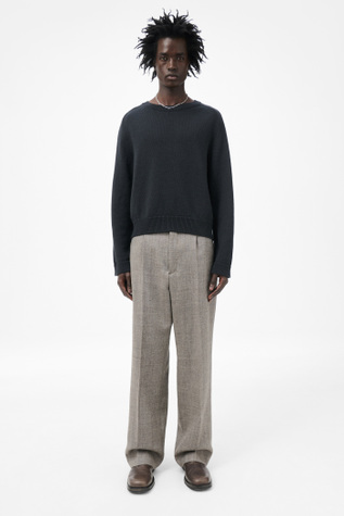 Our Legacy - True Roundneck Off Black Rustic Merino