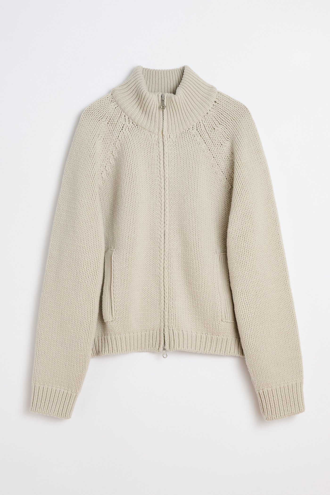 Our Legacy - Ultra Zip Cardigan Bone Low Twist Merino