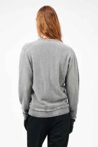 Our Legacy - Dual Cardigan Grey Spray Dye Cherub Wool