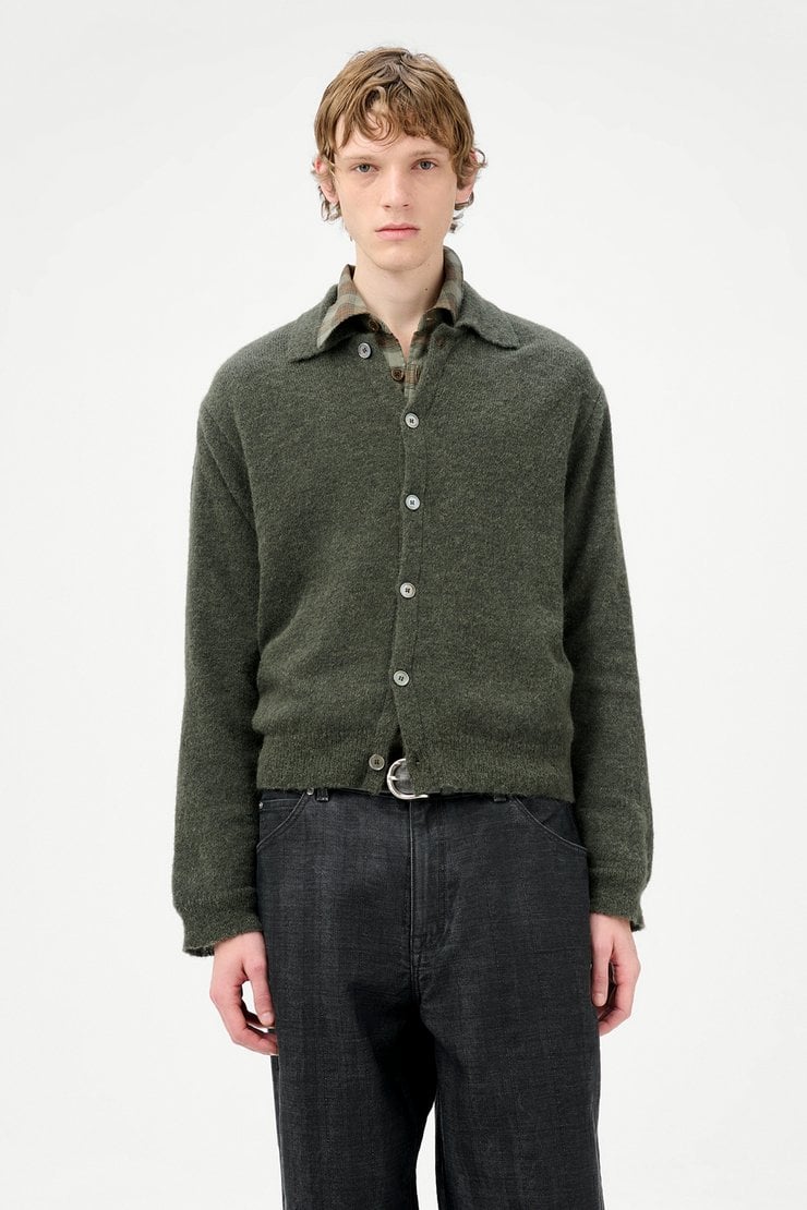 Our Legacy - Cardigan Black Mohair