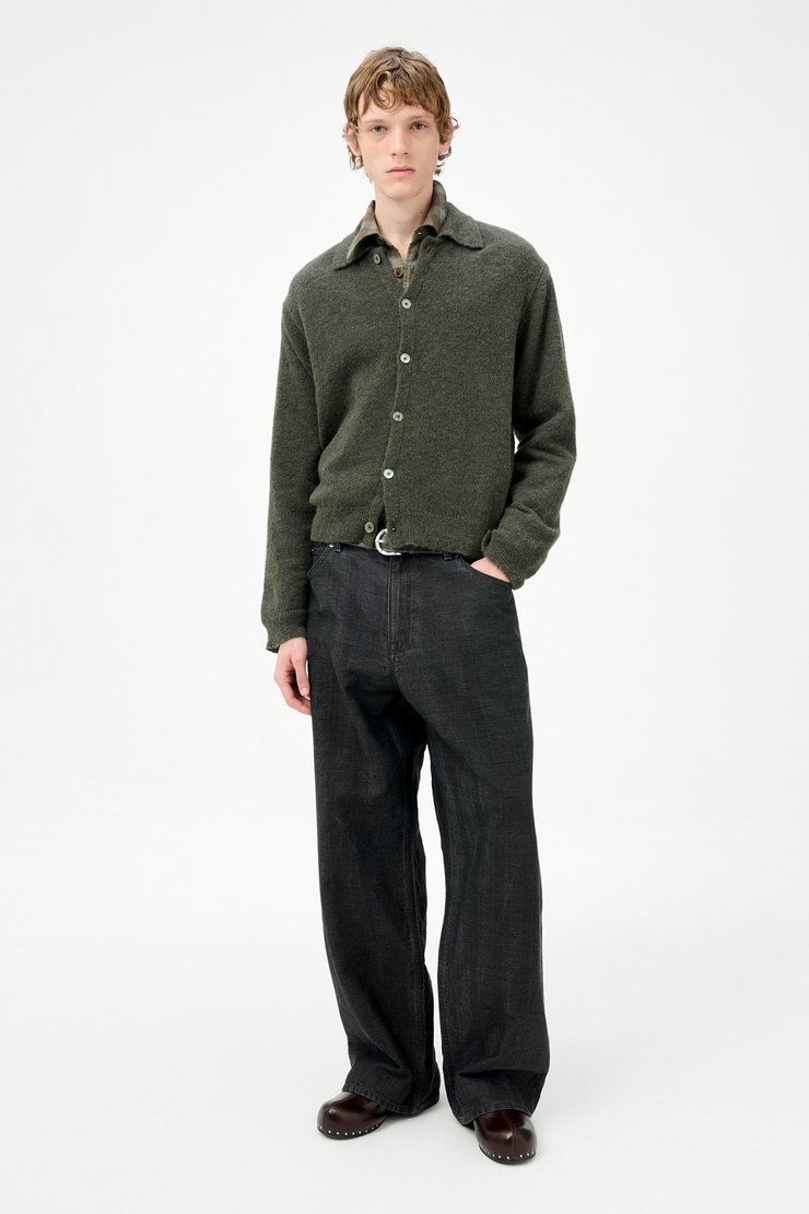 OUR LEGACY CARDIGAN “BLACK MOHAIR” 44 Our Legacy - Cardigan Black Mohair
