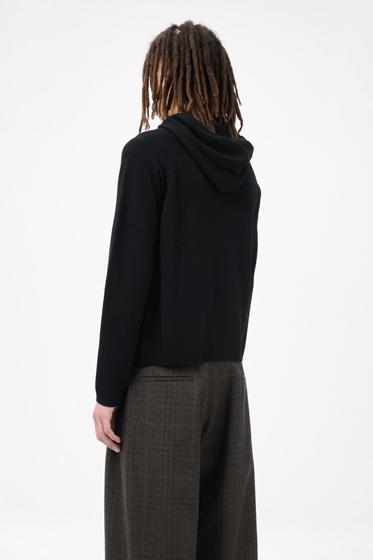 Our Legacy - Full Zip Hood Dorf Check Hairy Wool