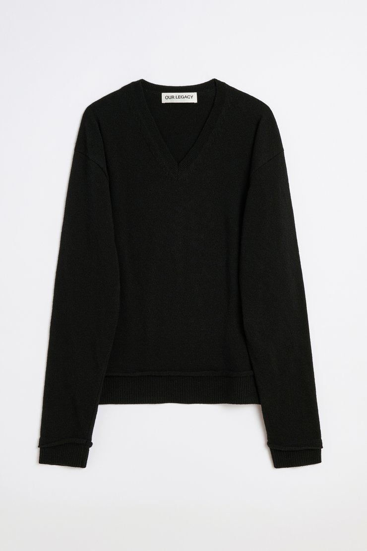 Our Legacy - Cardigan Black Mohair
