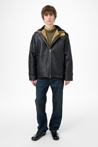 Blizzard Jacket Natural Aviator Shearling