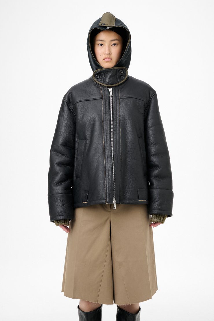 OUR LEGACY アワーレガシー PILOT JACKET Our Legacy - Pilot Jacket Black Shearling