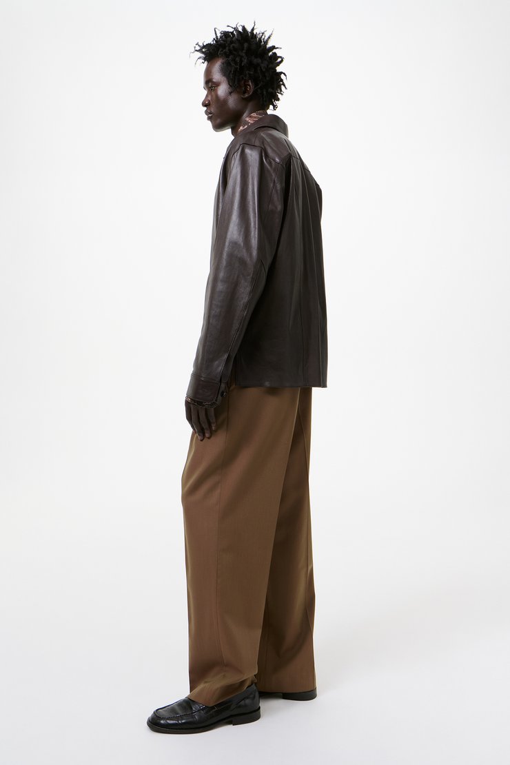 Our Legacy - Mini Jacket Top Dyed Black Leather