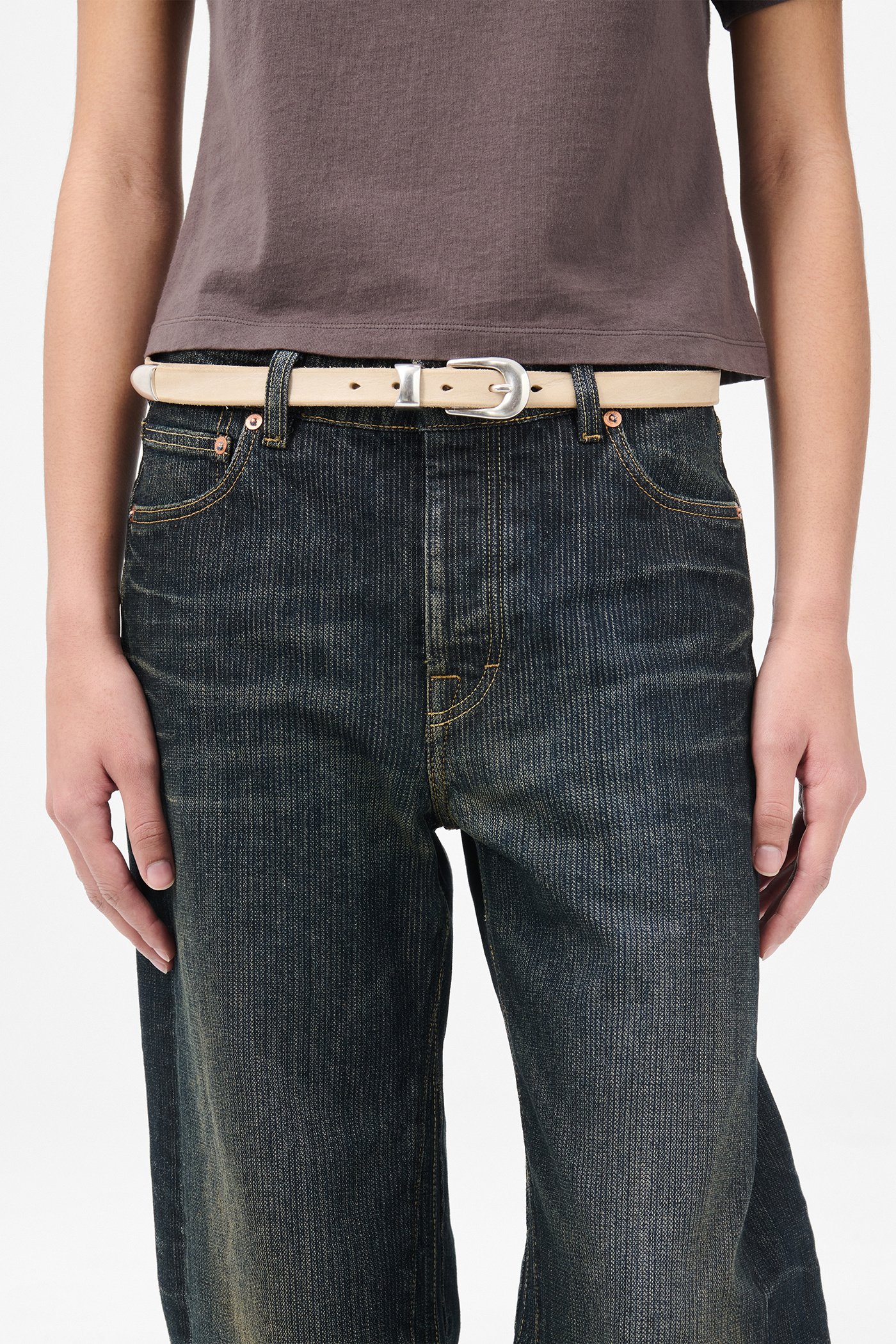 小物 OUR LEGACY BELT 2 CM BLACK LEATHER80/1 Our Legacy - 2 CM BLACK LEATHER BELT – LE LABO STORE