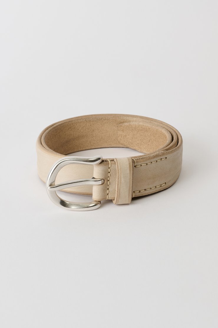 our legacy 4 CM Belt サイズ70 4 CM Padded Belt in Off-White Leather – SVRN