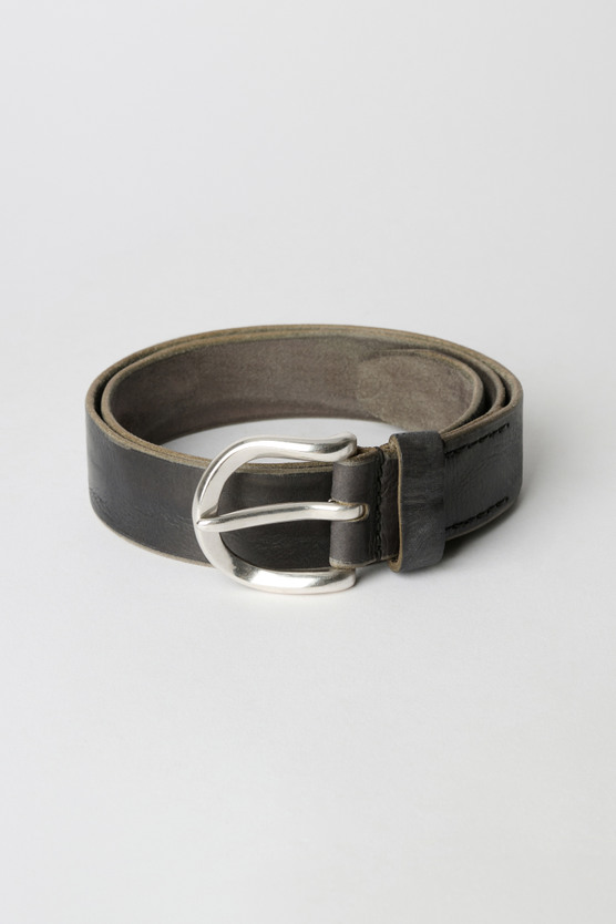 our legacy ベルト Our Legacy - 3.5 cm Belt Soft Coal Torn Bovine