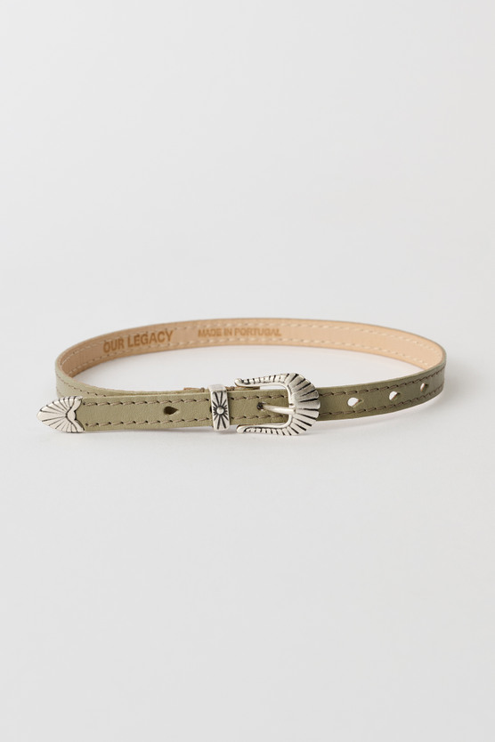 Our Legacy - Cowboy Wrap Around Pomice Grey Fluid Calfskin