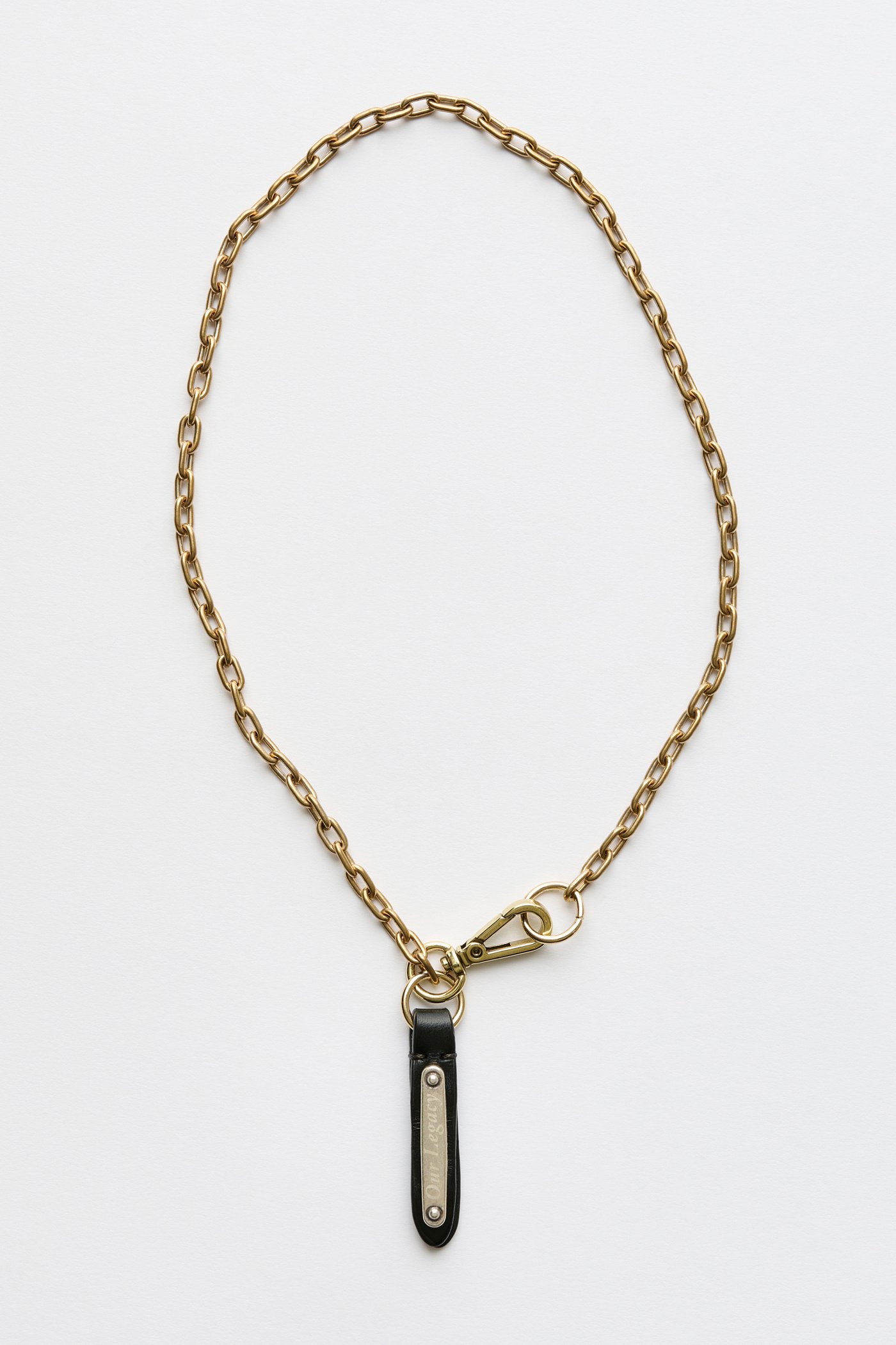 OUR LEGACY ネックレス　LADON BLACK L Our Legacy - Ladon Black Leather