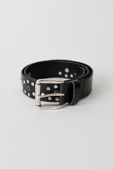 Our Legacy VORTEX BELT スタッズレザーベルト Vortex embellished leather belt in black - Our Legacy | Mytheresa