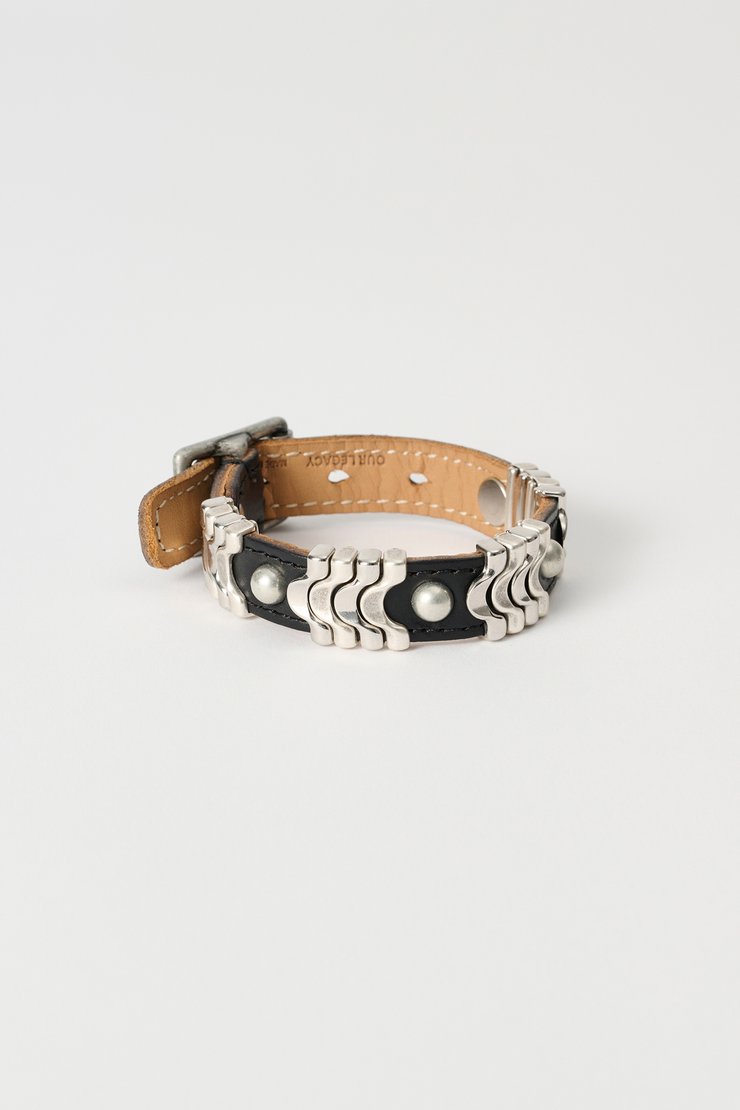 Our Legacy - Wave Bracelet Black Chromexcel Leather