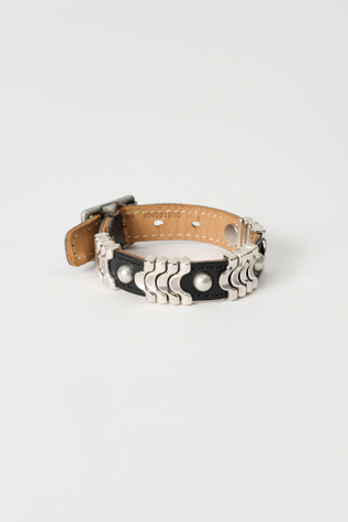 Our Legacy - Wave Bracelet Black Chromexcel Leather