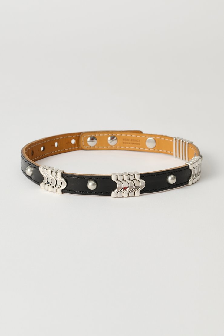 Our Legacy - Wave Choker Black Chromexcel Leather
