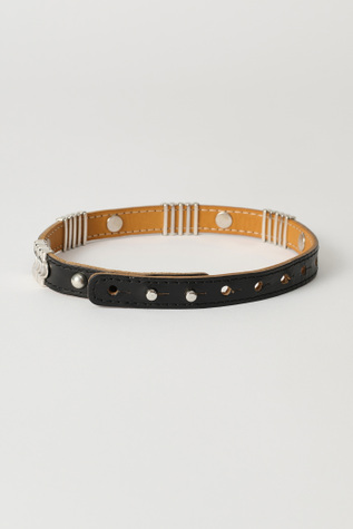 アクセサリー OUR LEGACY Black Meadow Leather Choker Our Legacy Black Meadow Leather Choker Our Legacy