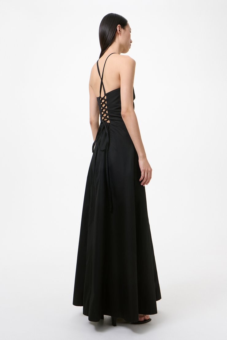 Our Legacy - Twisted Dress Vacay Check Gauze Linen