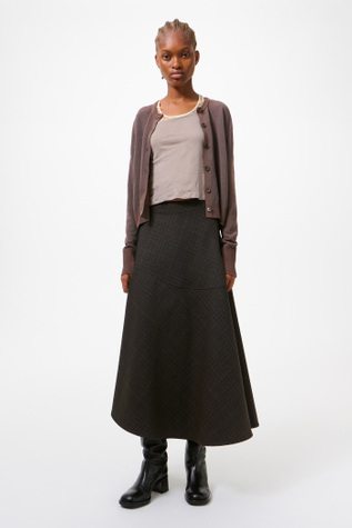 Waltz Skirt Brown Dunmore Check
