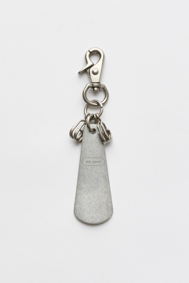 小物 [OUR LEGACY] Ladon Leather Keyring Our Legacy - Ladon Black Leather