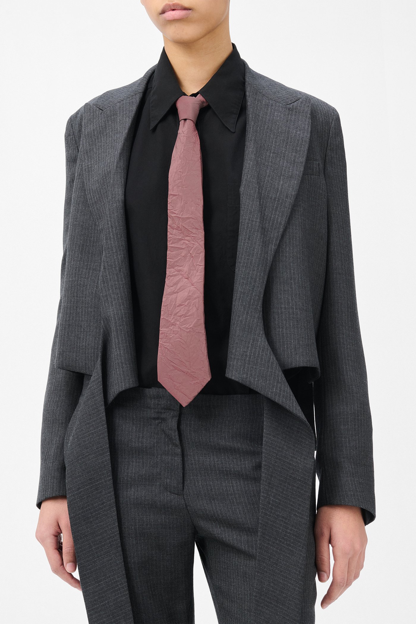 Our Legacy - Tie Black Real Fake Leather