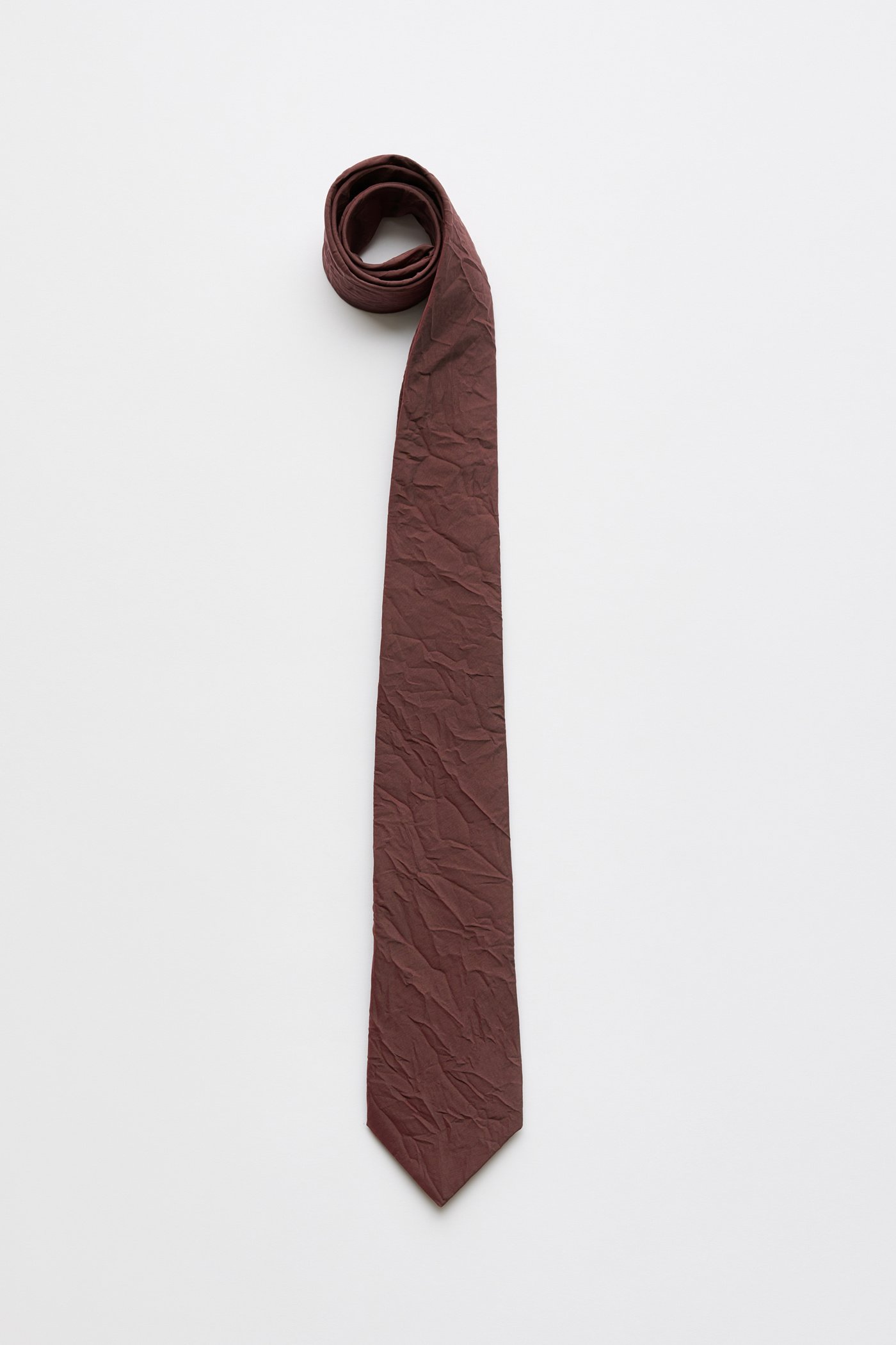our legacy レザー ネクタイ Fake Leather tie Our Legacy - Tie Black Real Fake Leather