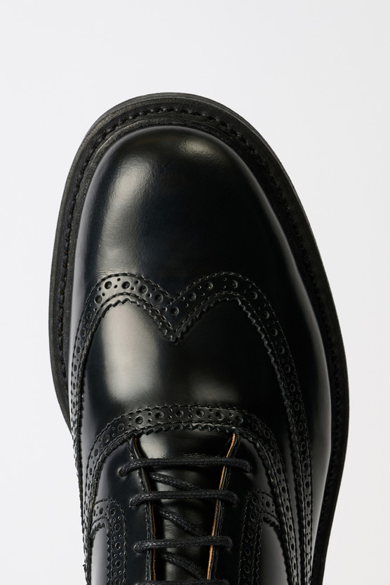 Our Legacy - Brogue Parade Black Leather
