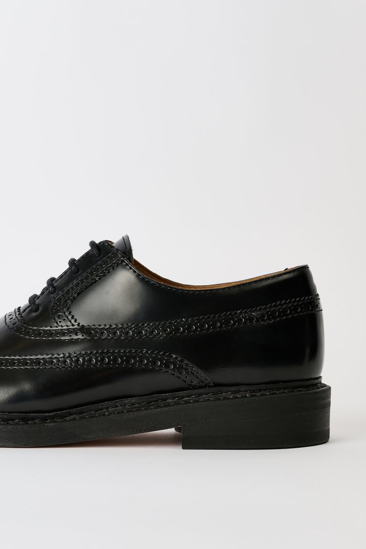 Our Legacy - Brogue Parade Black Leather display picture 3