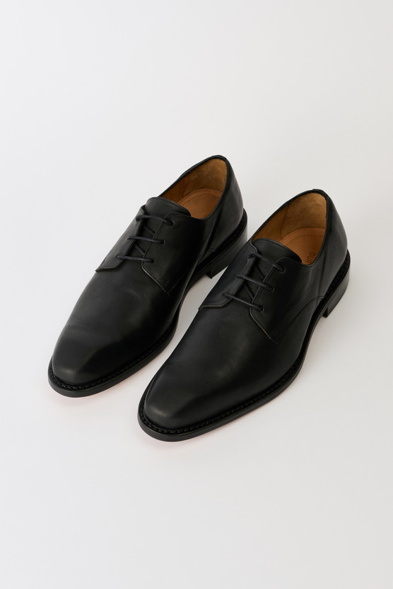 靴 Our Legacy KARASU SHOE Our Legacy - Our Legacy Karasu Shoe Black Tensile Cattle Hide