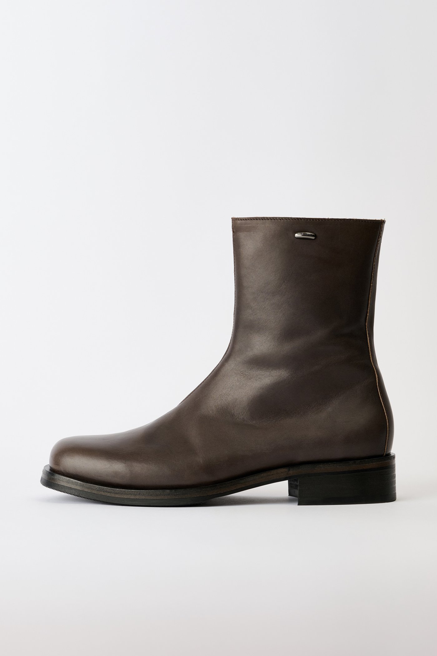 OUR LEGACY ブーツ Our Legacy - Flat Toe Boot Black Leather