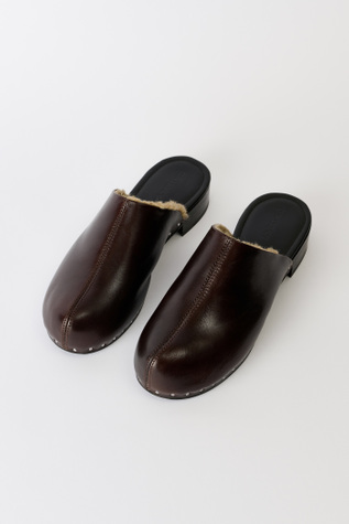 Our Legacy - Naoto Clog Deep Americano Leather