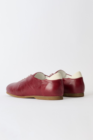 靴 our legacy sneak in Sombre Satin Bovine Our Legacy - Sneak In Lovers Red Satin Bovine