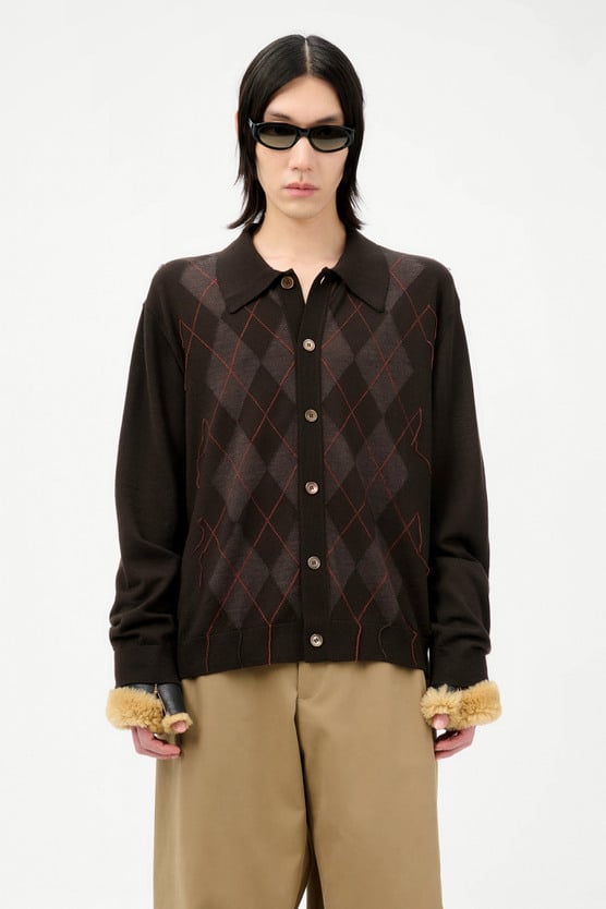 Our Legacy - Our Legacy Evening Polo Pub Argyle Fine Wool