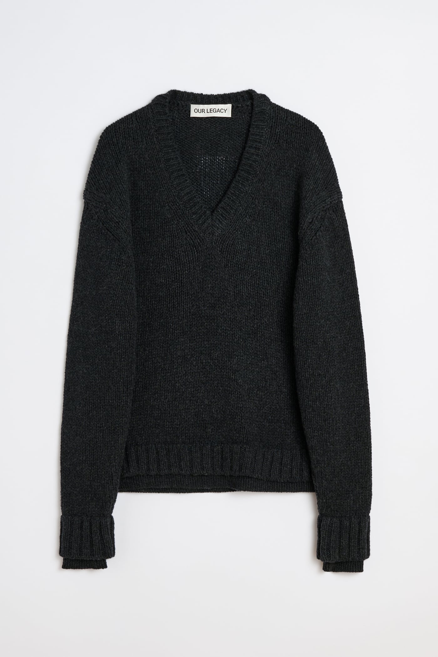 Our Legacy - True Roundneck Off Black Rustic Merino