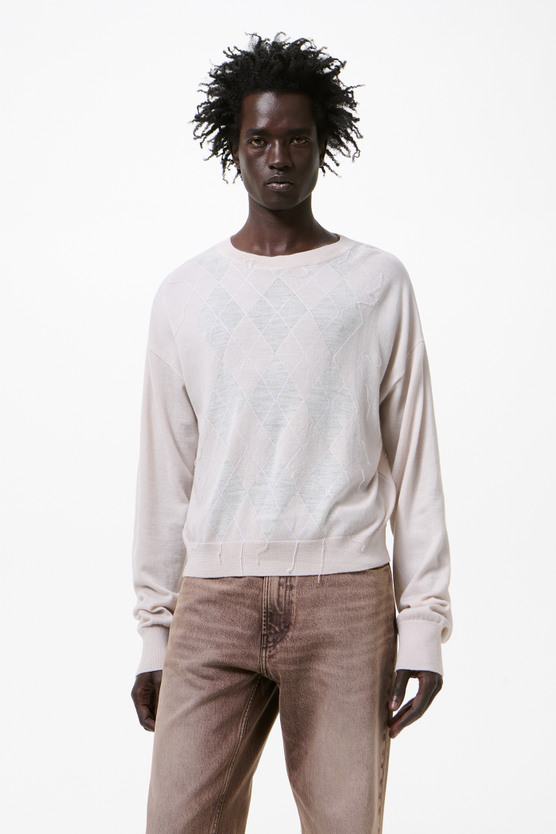 Our Legacy - Sonar Roundneck Blossom Argyle Fine Wool