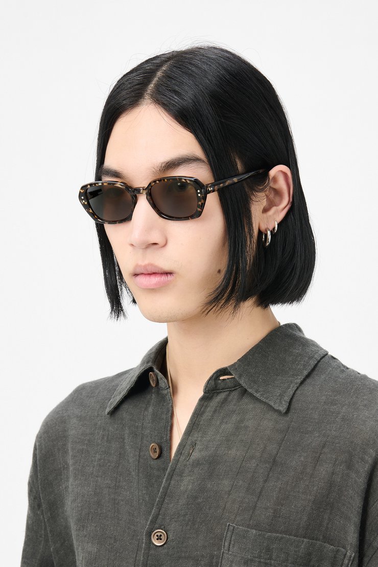 小物 OUR LEGACY EARTH Glass tortoise Sunglass Our Legacy - Earth Glass Tortoise Sunglasses