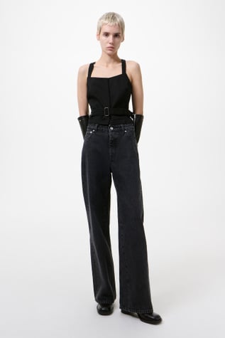 Trench Vest Tasteful Black Megatwist Twill