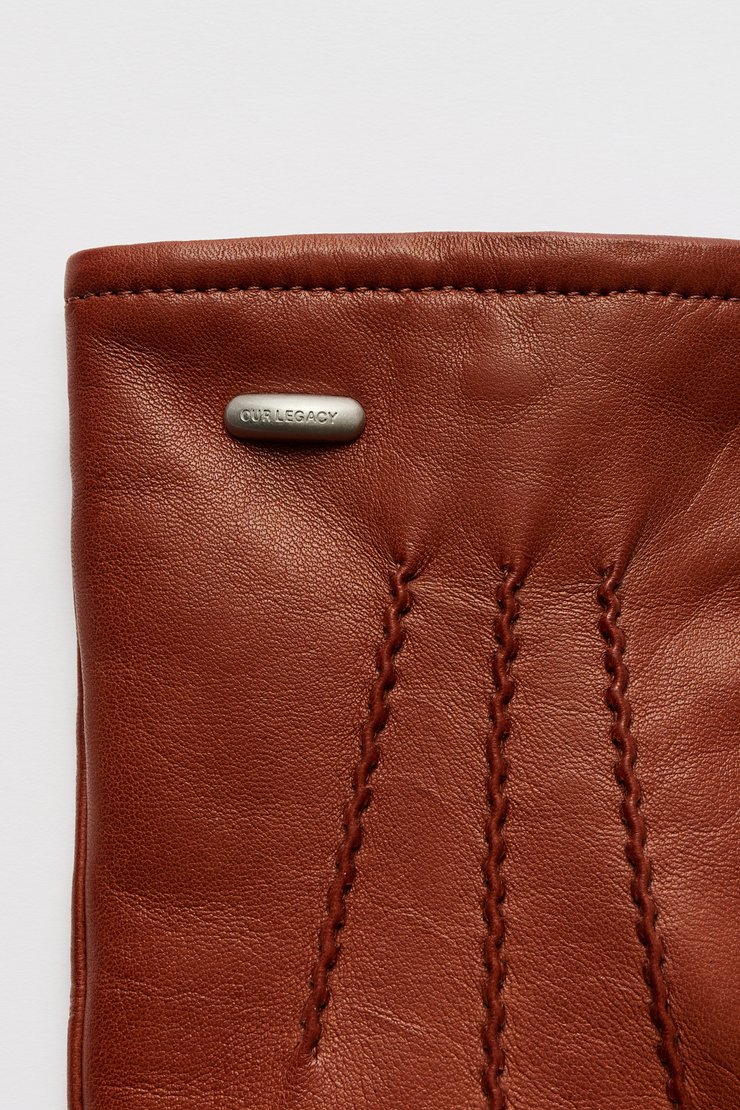 小物 OUR LEGACY HIS GLOVES size S Our Legacy - His Gloves Taupe Leather