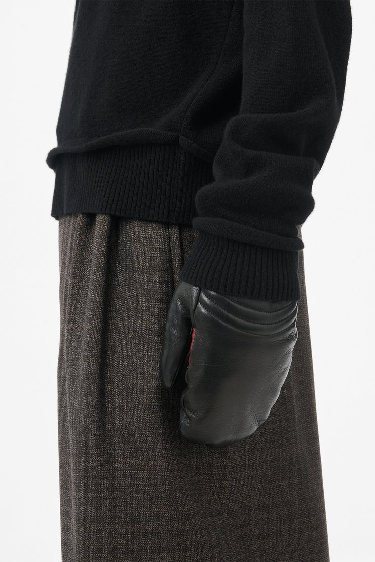 小物 OUR LEGACY HER GLOVES Our Legacy - Her Gloves Taupe Leather