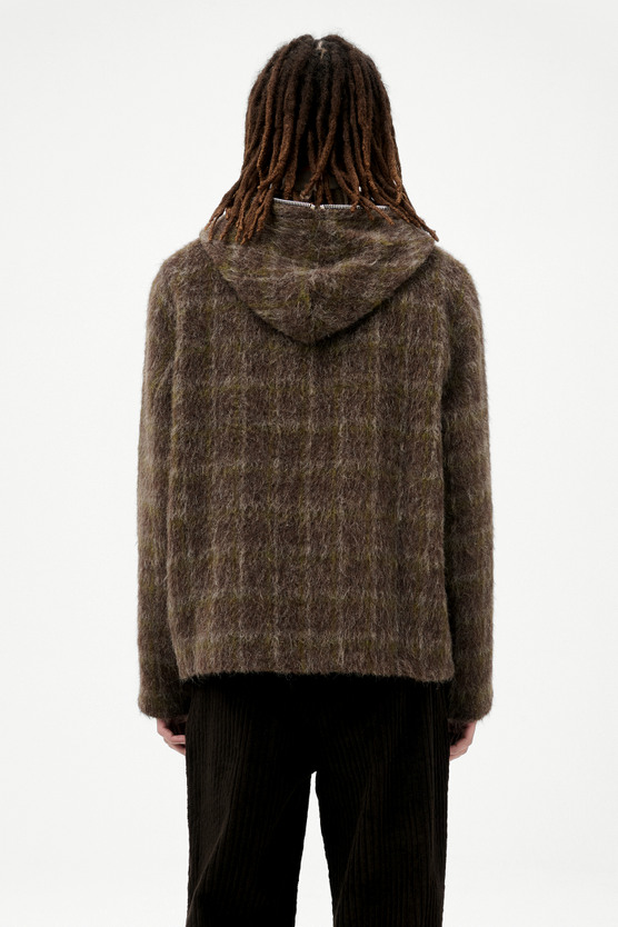 OUR LEGACY M4256FDDORF 関税送料込 Our Legacy - Full Zip Hood Dorf Check Hairy Wool