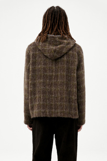 OUR LEGACY M4256FDDORF 関税送料込 Our Legacy - Full Zip Hood Dorf Check Hairy Wool