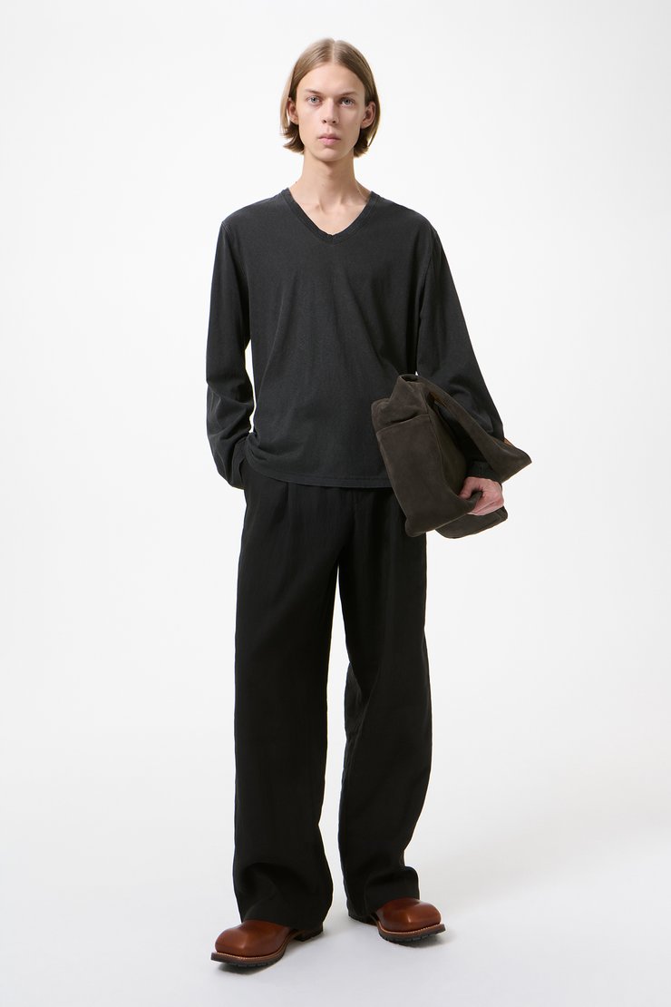 Our Legacy - Gorge Longsleeve Black 1000 Points Print