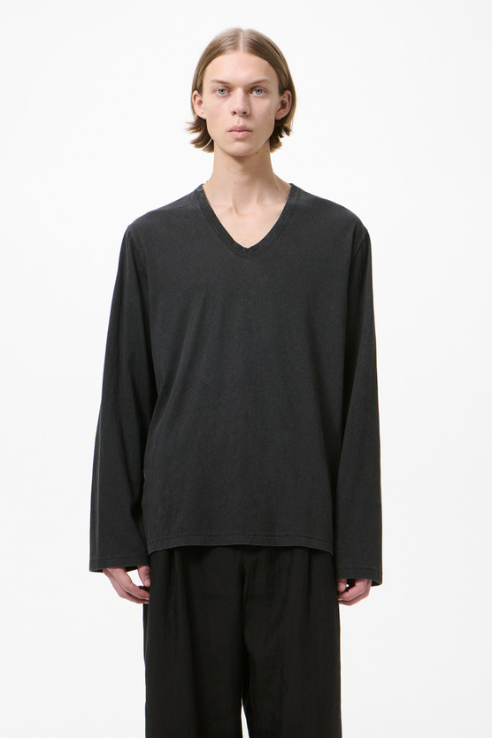 Our Legacy - Gorge Longsleeve Black 1000 Points Print