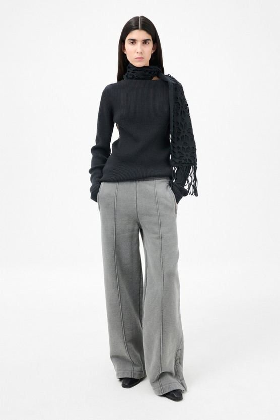Our Legacy - Lounge Pants Worn Black Hefty Fleece